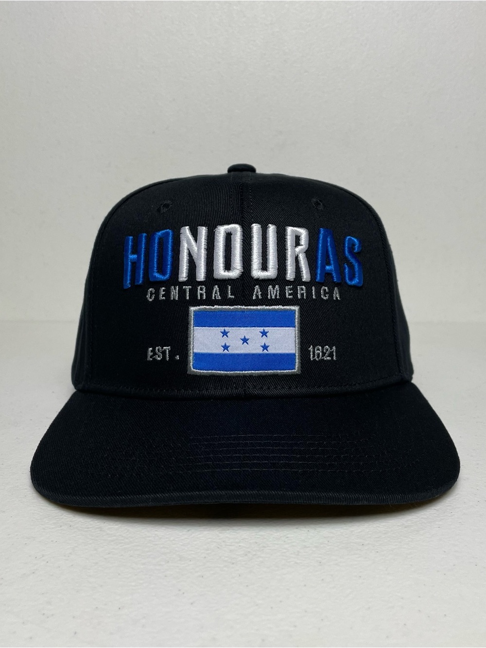 Gorra Bandera de Honduras bordada, Snapback, Visera Plana